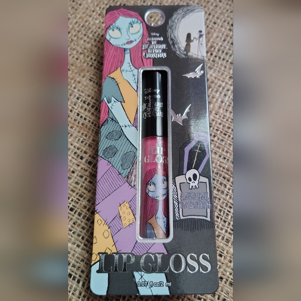🎄New! Disney Nightmare Before Christmas Lip Gloss - Pink